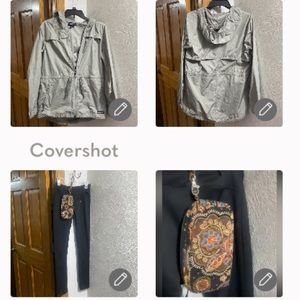 Patagonia windbreaker M+Carrie Underwood CALIA+VB zip wallet 7.5x4.5